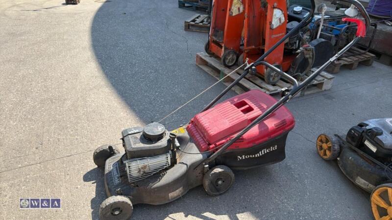MOUNTFIELD petrol rotary mower c/w collection box
