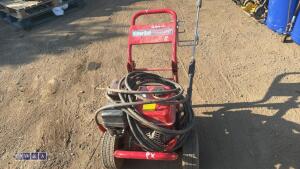 CLARKE petrol pressure washer c/w hose & lance - 5