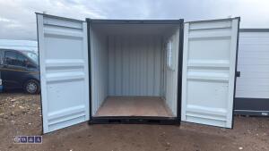9ft container c/w door & window (unused)(906488) (black) - 6
