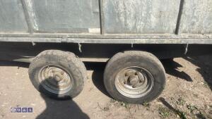 GRAHAM EDWARDS 3.5t twin axle 10 x 6 tipping trailer with 12v pump - 6