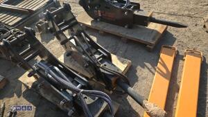 BK hydraulic machine breaker c/w lines (45mm pins) - 3