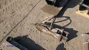 DEAMO hydraulic machine breaker c/w lines (30mm pins) - 2