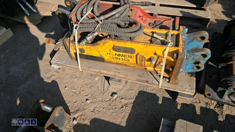TOMAR hydraulic machine breaker c/w lines (30mm pins)