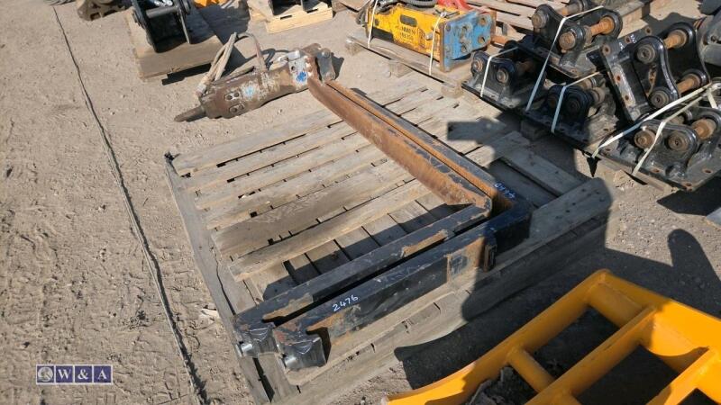 JCB teletruck forklift tines