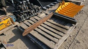 JCB teletruck forklift tines - 2