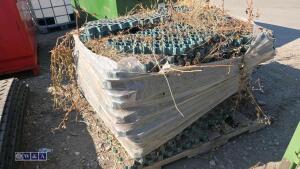 Pallet of grow through matting