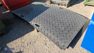 Quantity of ground protection mats - 3