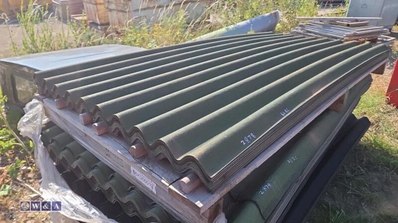 Pallet of roof sheets