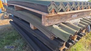 Pallet of roof sheets