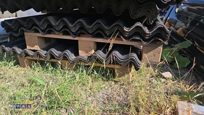 Pallet of roof sheets