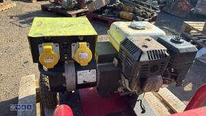 HONDA GX200 petrol dual volt wheeled generator - 5