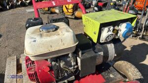 HONDA GX200 petrol dual volt wheeled generator - 7