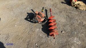 Petrol hand held drill & auger flyte