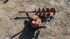 Petrol hand held drill & auger flyte - 2