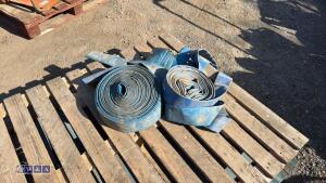 3 x lay flat hoses - 4
