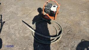 BELLE petrol poker drive unit c/w flex - 2