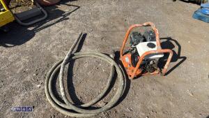BELLE petrol poker drive unit c/w flex