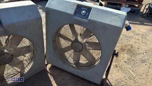 2 x ANDREWS 240v air movers & 240v air conditioning unit - 3