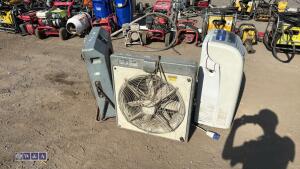2 x ANDREWS 240v air movers & 240v air conditioning unit - 6