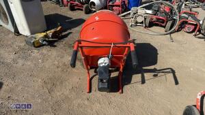 240v cement mixer c/w stand - 2