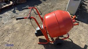 240v cement mixer c/w stand - 3