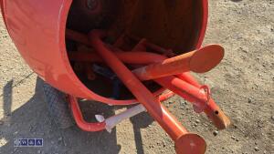 240v cement mixer c/w stand - 5