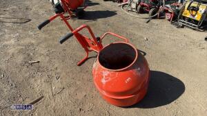 Cement mixer drum & frame
