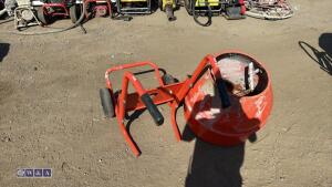 Cement mixer drum & frame - 2
