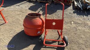 Cement mixer drum & frame - 3