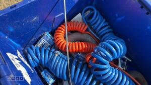 Box of miscelleanous including air hoses - 5