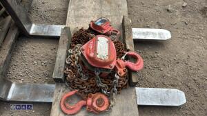 2 x chain hoists - 2
