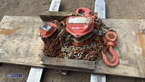 2 x chain hoists - 3