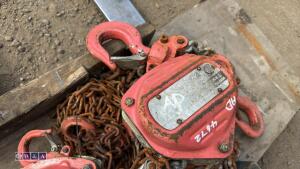 2 x chain hoists - 6