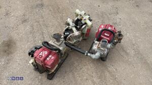 2 x water pumps & 2 x pneumatic diaphragm pumps