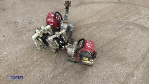 2 x water pumps & 2 x pneumatic diaphragm pumps - 2