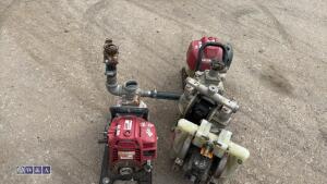 2 x water pumps & 2 x pneumatic diaphragm pumps - 4