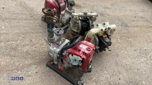 2 x water pumps & 2 x pneumatic diaphragm pumps - 7