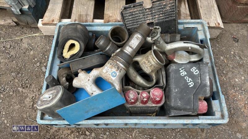 Box of miscelleanous including pneumatic pick spares (784)(495)