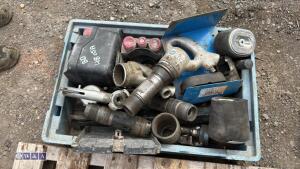 Box of miscelleanous including pneumatic pick spares (784)(495) - 2