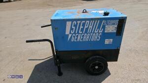 STEPHILL SSD6000 6kva diesel dual volt generator - 6