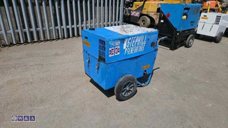 STEPHILL SSD6000 6kva diesel dual volt generator