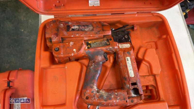 PASLODE nail gun c/w case