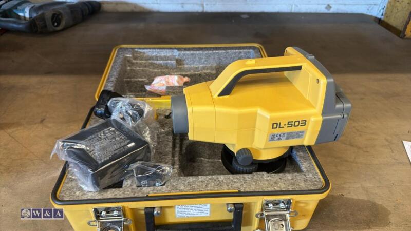 TOPCON DL-503 SERIES laser level c/w case