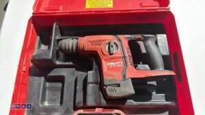 HILTI TE6-A22 cordless drill c/w case (3398714)