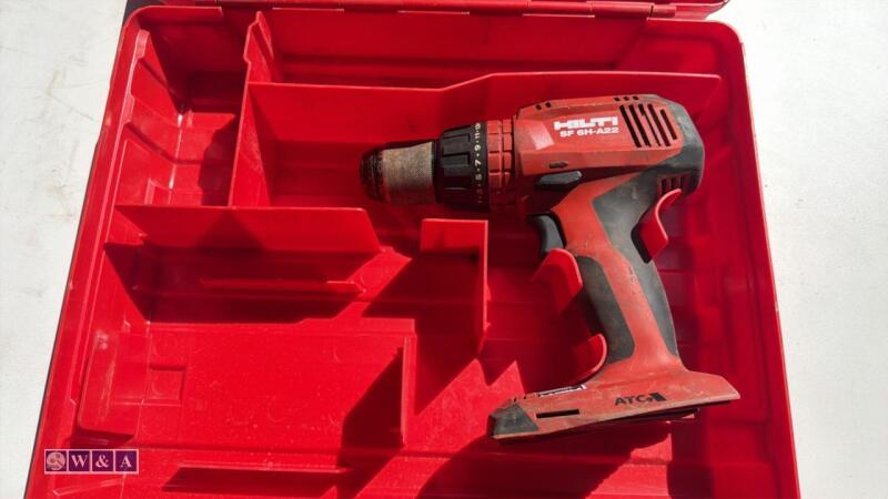 HILTI SF6H-A22 cordless drill c/w case (HT20005)