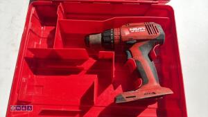 HILTI SF6H-A22 cordless drill c/w case (HT20005)