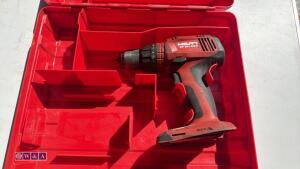 HILTI SF6H-A22 cordless drill c/w case (HT020004)