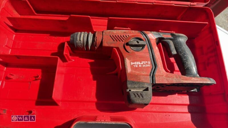 HILTI TE6-A36 cordless drill c/w case (3298319)