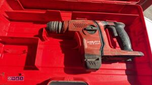 HILTI TE6-A36 cordless drill c/w case (3298319)