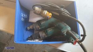 2 x MAKITA 110v screw guns (3248483)(3205664)
